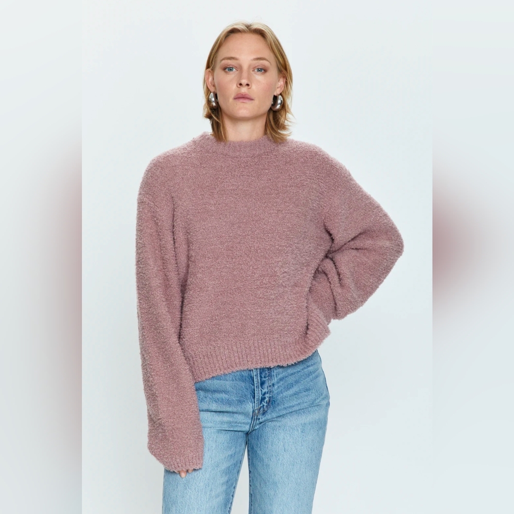 Pistola Alpine Cozy Crew Neck Sweater - Rose Wood, Size Small